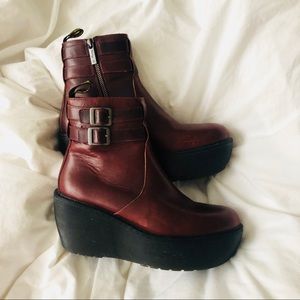 Doc Martens Platform Booties - 7
